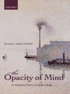 cover image of The Opacity of Mind